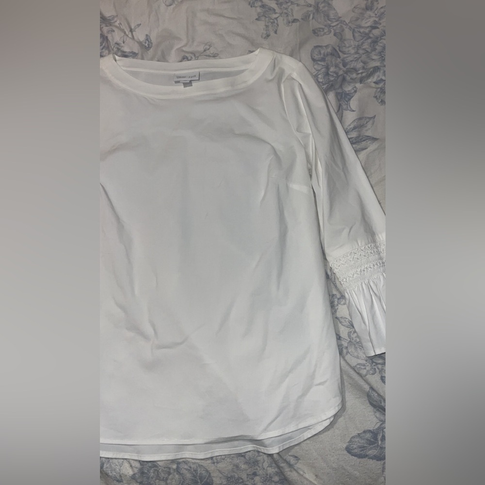 J Jill white tunic shirt